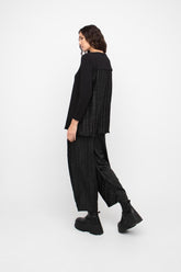wijde plissé broek met hoge taille 777038 - Ozai N Kü