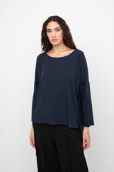 comfortabele top met ronde hals 777058 - Ozai N Kü