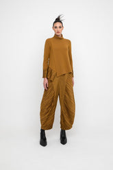 wijde plissé broek met hoge taille 777038 - Ozai N Kü
