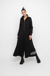 jumpsuit met hoge kraag en wijde pijpen 777055 - Ozai N Kü