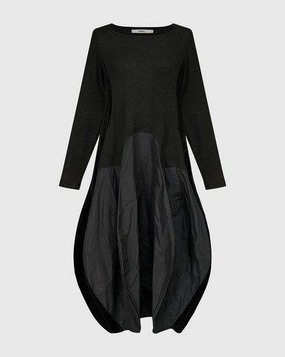 stijlvolle asymmetrische maxi jurk ud219aw - Alembika