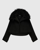 chique winterjas met kraag aj727aw - Alembika