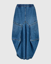 trendy denim culotte broek ap711aw - Alembika