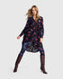 stijlvolle comfort print blouse at845aw - Alembika