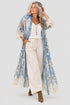 luxe kant kimono vest 2625aw - Rose
