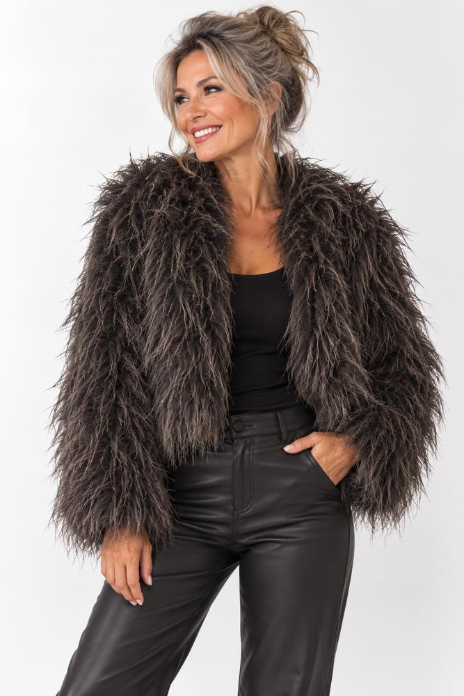 fluffy vest mf-03aw mf-03aw - Rose
