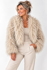 fluffy vest mf-03aw mf-03aw - Rose