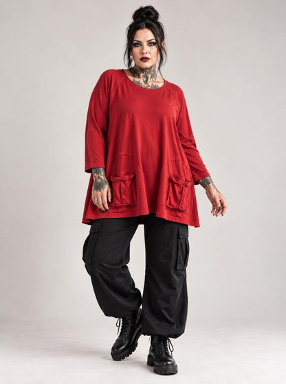comfortabel katoen-lycra shirt 2423017aw - Sinne Design