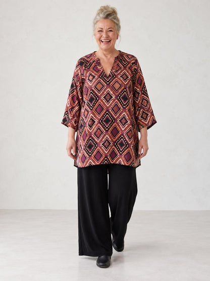 stijlvolle geometrische bloes lucy lucyaw - Ophilia