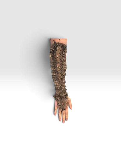 vintage kant handschoen armstuk 9995 aw - Rose