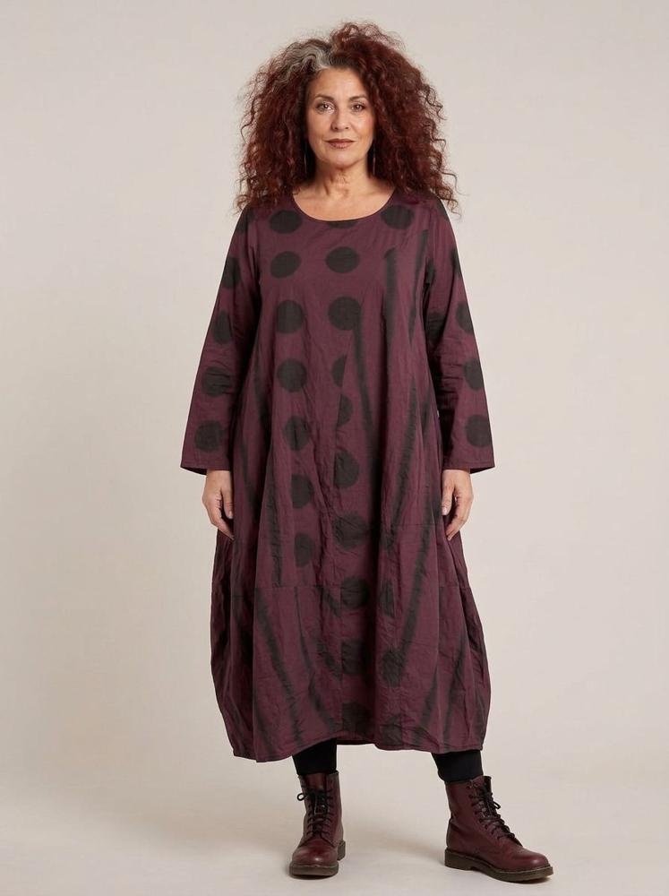 stijlvolle katoenen jurk met print 8333aw - Moonshine