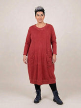 comfortabele katoenen casual jurk 2426001 - Sinne Design