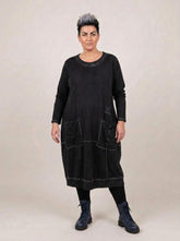 comfortabele katoenen casual jurk 2426001 - Sinne Design