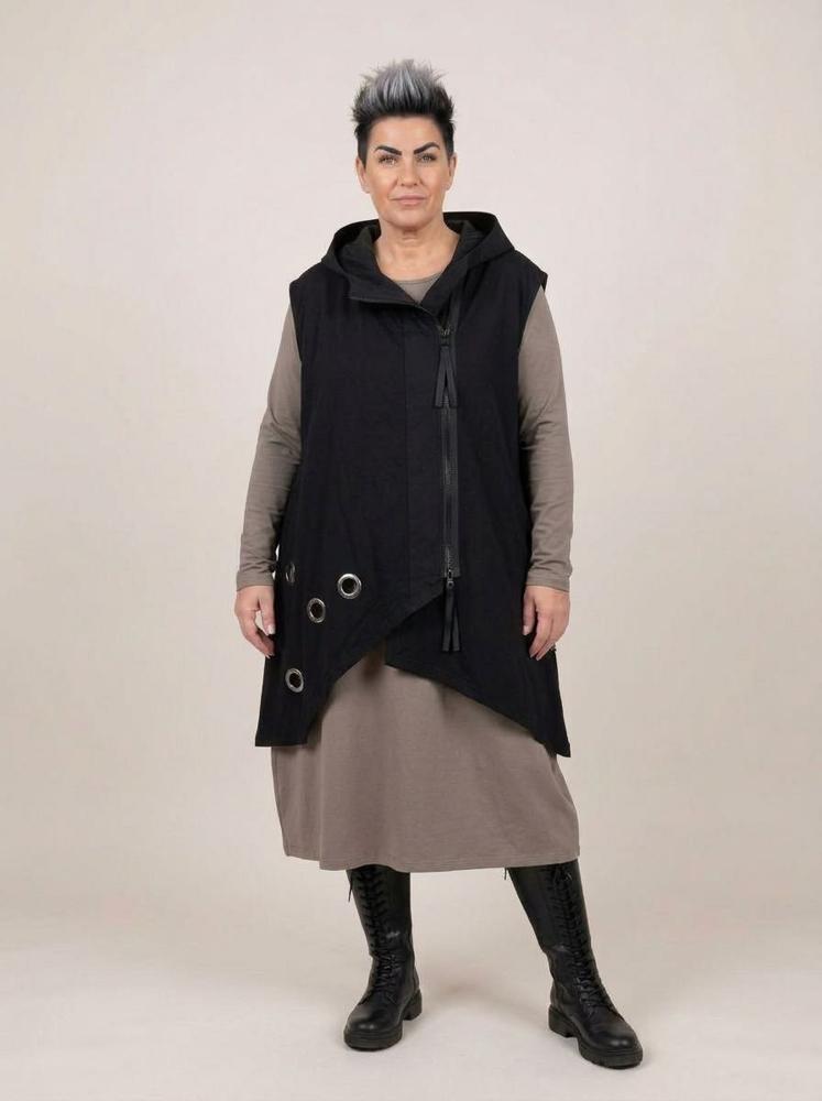 asymmetrische tuniek met rits 2128001 - Sinne Design