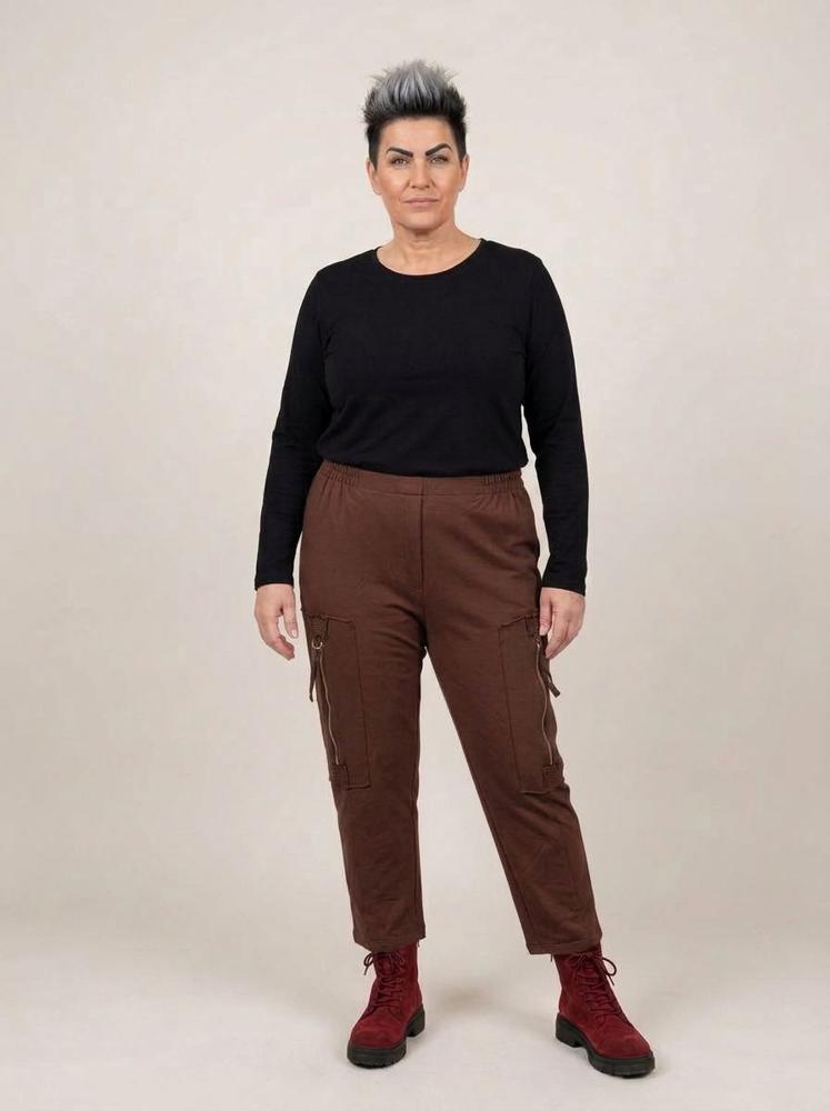 comfortabele katoenen cargo broek 2421011 - Sinne Design