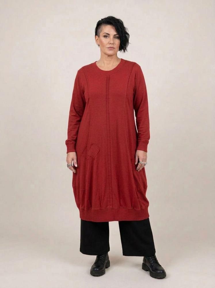 comfortabele katoenen jurk met zakken 2426000 - Sinne Design