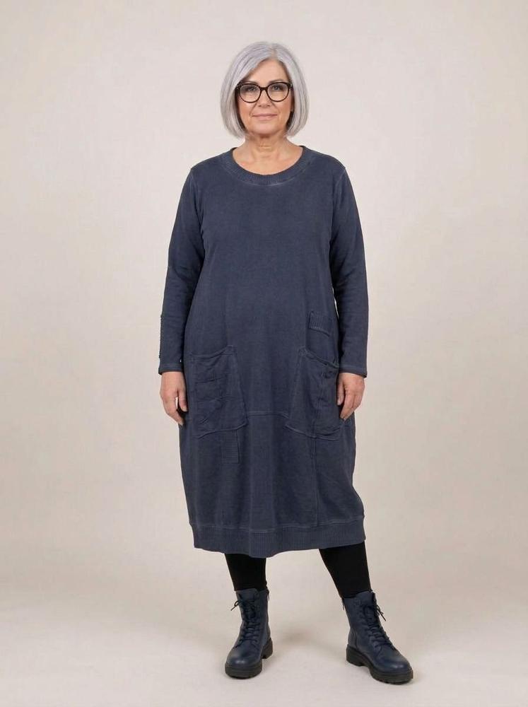 comfortabele katoenen casual jurk 2426001 - Sinne Design