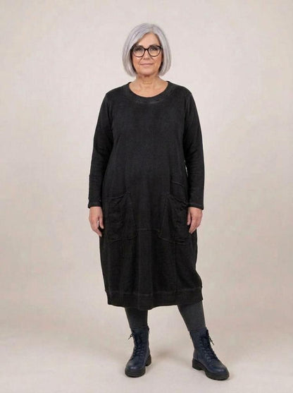 comfortabele katoenen casual jurk 2426001 - Sinne Design