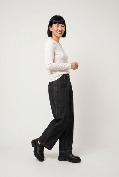 lyocell katoen comfort broek 777011 - Ozai N Kü