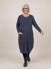 comfortabele katoenen casual jurk 2426001 - Sinne Design