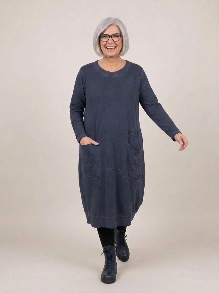 comfortabele katoenen casual jurk 2426001 - Sinne Design