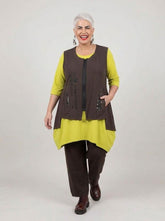 comfortabele katoenen tuniek 252314 - Sinne Design