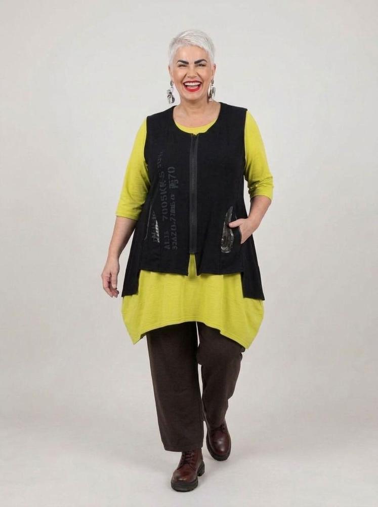 comfortabele katoenen tuniek 252314 - Sinne Design