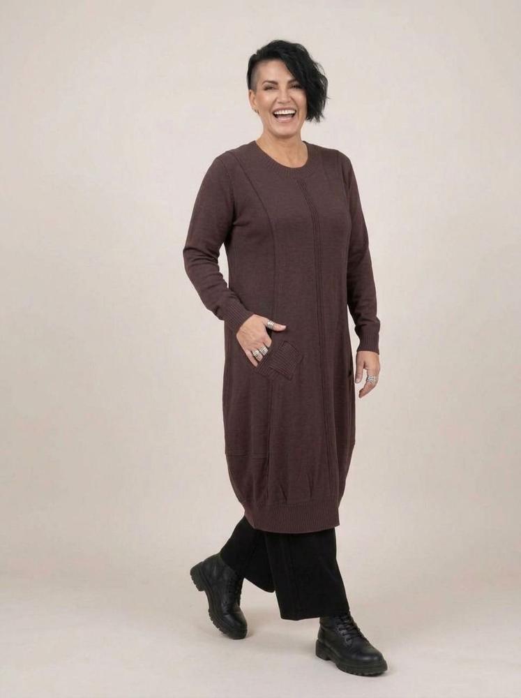 comfortabele katoenen jurk met zakken 2426000 - Sinne Design