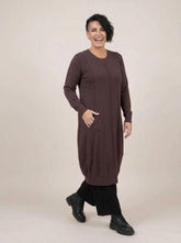 comfortabele katoenen jurk met zakken 2426000 - Sinne Design