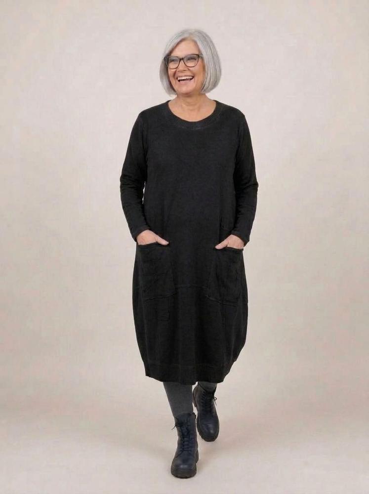 comfortabele katoenen casual jurk 2426001 - Sinne Design