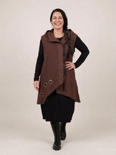 asymmetrische tuniek met rits 2128001 - Sinne Design