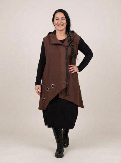 asymmetrische tuniek met rits 2128001 - Sinne Design