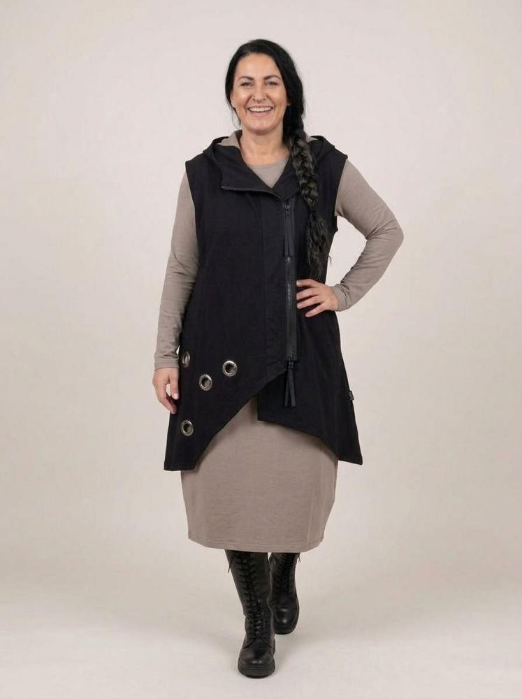 asymmetrische tuniek met rits 2128001 - Sinne Design