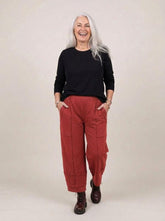 comfortabele katoenen stretchbroek 252101 - Sinne Design