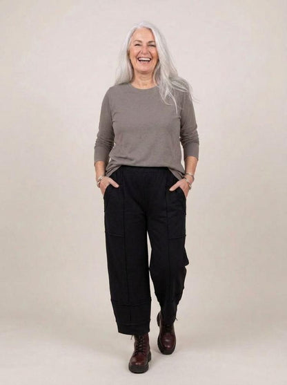 comfortabele katoenen stretchbroek 252101 - Sinne Design