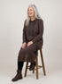 casual hoodie jurk met zak 252320 - Sinne Design
