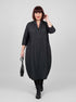 elegante zwarte midi jurk 262600 - Sinne Design