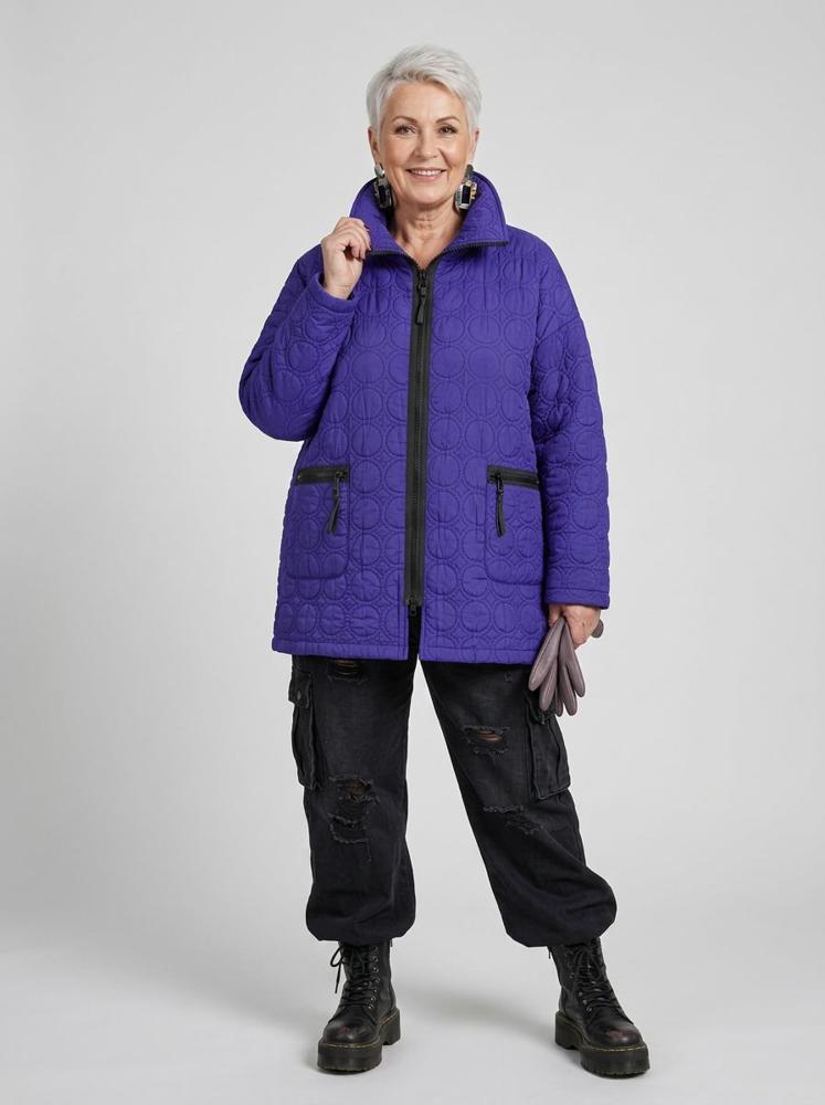 stijlvolle micropolyester jas 2324010aw - Sinne Design