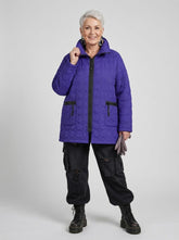 stijlvolle micropolyester jas 2324010aw - Sinne Design