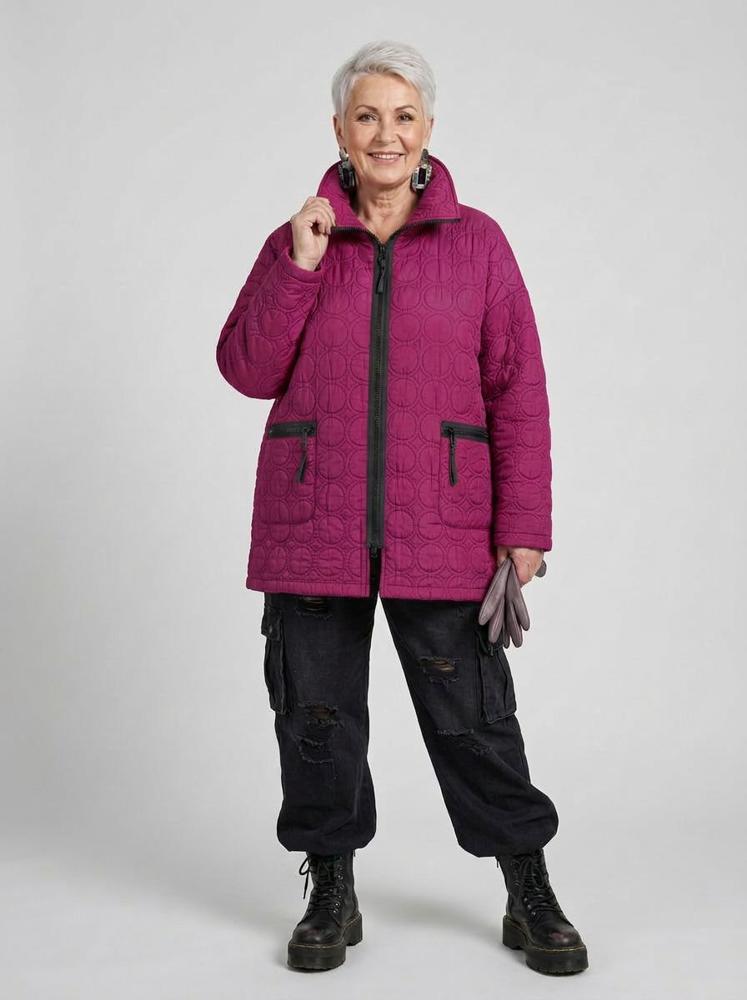 stijlvolle micropolyester jas 2324010aw - Sinne Design