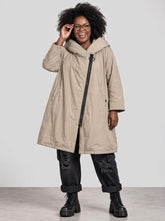 stijlvolle micropolyester winterjas 2224010aw - Sinne Design