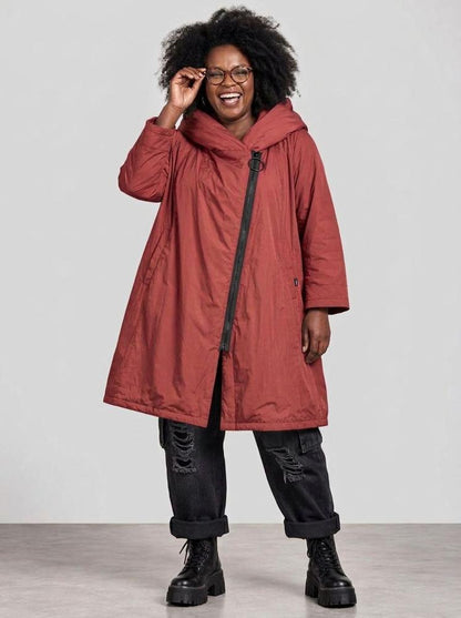 stijlvolle micropolyester winterjas 2224010aw - Sinne Design