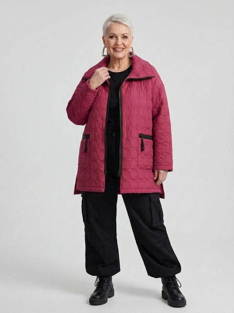 stijlvolle micropolyester jas 2324010aw - Sinne Design
