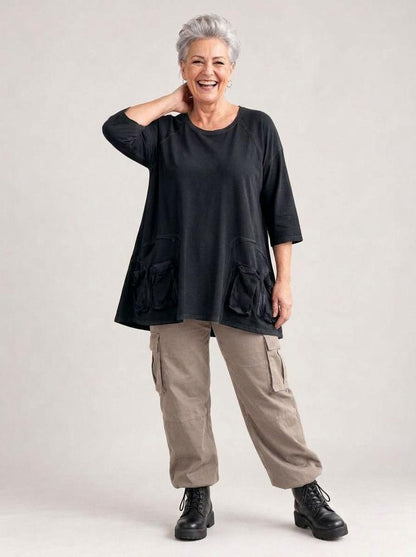 comfortabel katoen-lycra shirt 2423017aw - Sinne Design