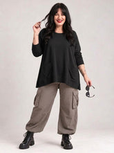 comfortabel katoenen stretch shirt 2423002aw - Sinne Design