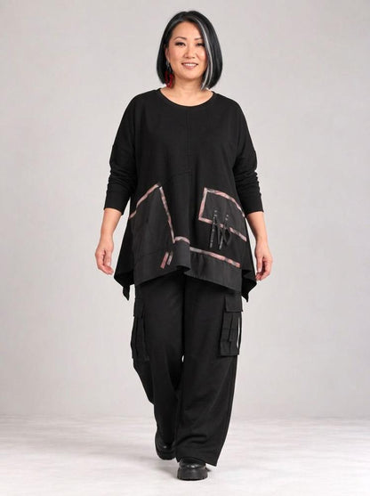 stijlvol lange mouwen shirt 262302aw - Sinne Design