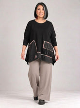 stijlvol lange mouwen shirt 262302aw - Sinne Design
