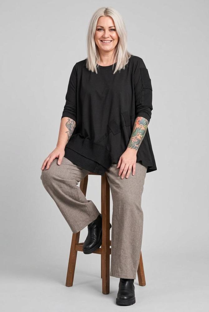 comfortabel katoenen stretch shirt 2423000aw - Sinne Design