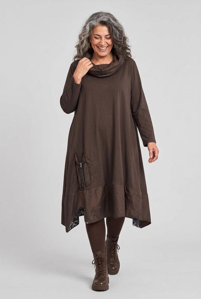 casual elegante midi jurk 252601aw - Sinne Design