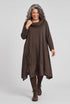 casual elegante midi jurk 252601aw - Sinne Design
